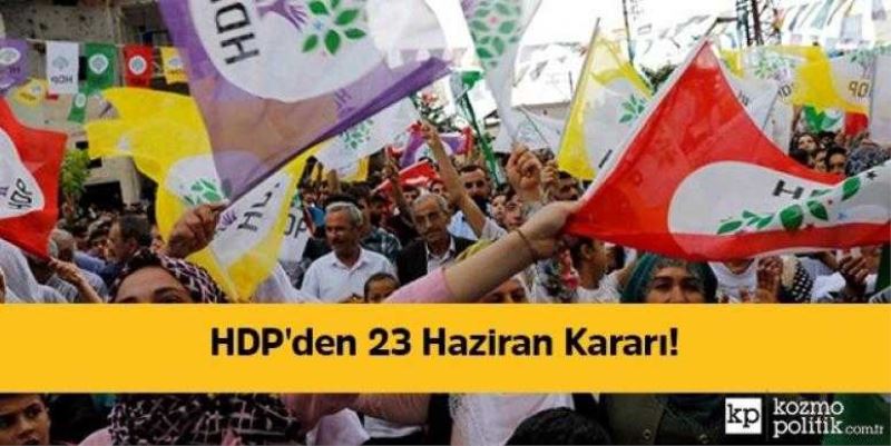 HDP İstanbul Seçiminde Kimi Destekleyecek 