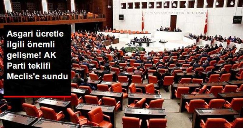 AK Parti Milyonları İlgilendiren Yasa Teklifini Meclis
