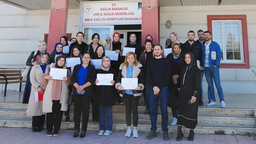 Temel Yenidoğan Bakımı Eğitimlerini Tamamlayanlar Sertifikalarını aldı