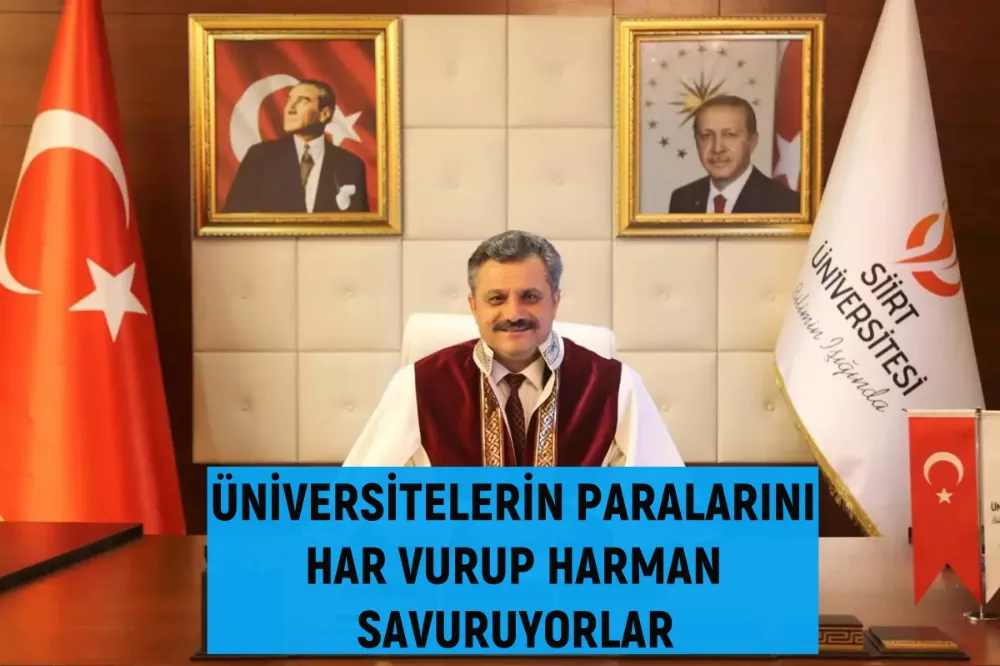 Bu Rektörlerin Saltanatı, şuursuzca para hırsı nereye kadar.  